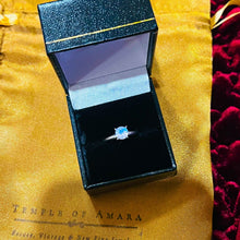 Load image into Gallery viewer, 10k Yellow Gold Moonstone Ring Size 5.5 .75CTTW Engagement Wedding Ring 1.3g