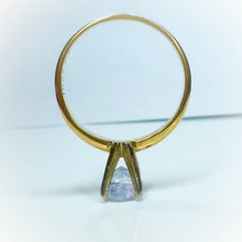 Load image into Gallery viewer, 10k Yellow Gold Moonstone Ring Size 5.5 .75CTTW Engagement Wedding Ring 1.3g