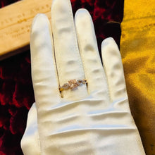 Load image into Gallery viewer, 10K Rose Gold Morganite & Diamond Twist Ring Size 10.5 Round Cut 2.3g