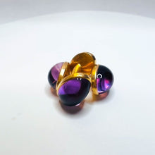 Load image into Gallery viewer, 14k Yellow Gold Antique Cufflinks Amethyst 13.68 cttw Victorian Era Jewelry 3.8g