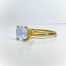 Load image into Gallery viewer, 10k Yellow Gold Moonstone Ring Size 5.5 .75CTTW Engagement Wedding Ring 1.3g