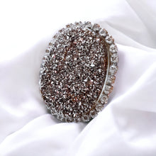 Load image into Gallery viewer, 14k Yellow Gold Drusy Quartz Ring Size 7.25 Vintage Geode Vicenza Ring 7.1g
