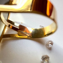 Load image into Gallery viewer, 14k Yellow Gold Drusy Quartz Ring Size 7.25 Vintage Geode Vicenza Ring 7.1g
