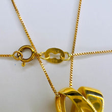 Load image into Gallery viewer, 14k Solid Yellow Gold Multi Gemstone &amp; Diamond Necklace 18&quot; X Rainbow Pendant
