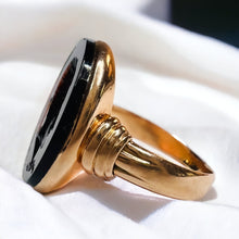 Load image into Gallery viewer, Georgian Carnelian Intaglio Gold Signet Ring 14k Gold Hercules Antique size 6.5
