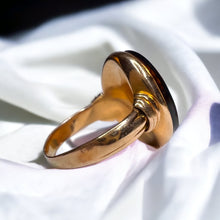 Load image into Gallery viewer, Georgian Carnelian Intaglio Gold Signet Ring 14k Gold Hercules Antique size 6.5
