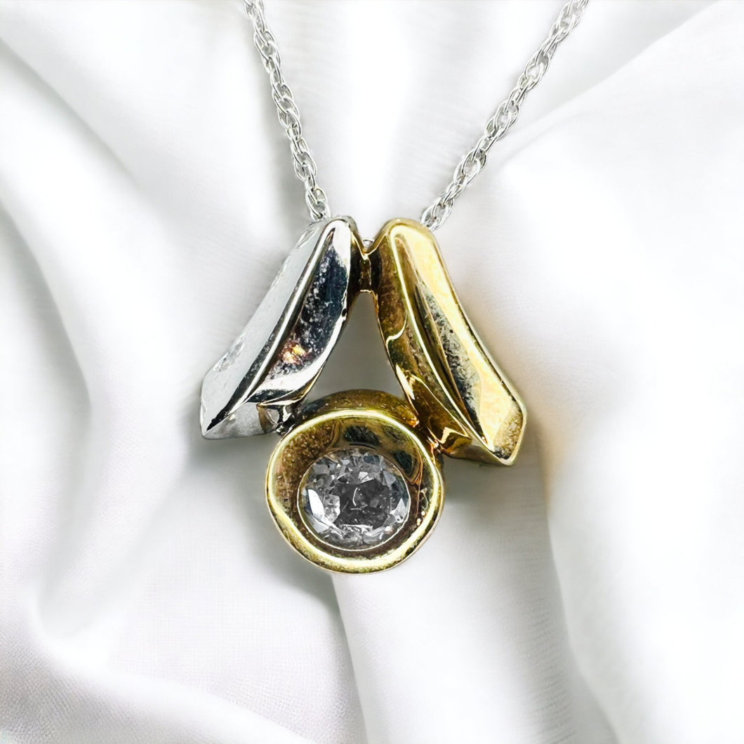 White Topaz Necklace 16