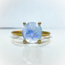 Load image into Gallery viewer, 10k Yellow Gold Moonstone Ring Size 5.5 .75CTTW Engagement Wedding Ring 1.3g
